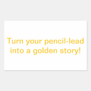 Alchemy Lead to Gold Hankamer Artjunkhaus Fun Joy! Rectangular Sticker