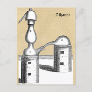 Alchemy Magic Athanor Furnace Postcard