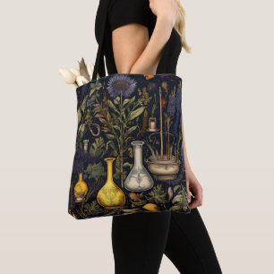 Alchemy Magic Herbs Tote Bag