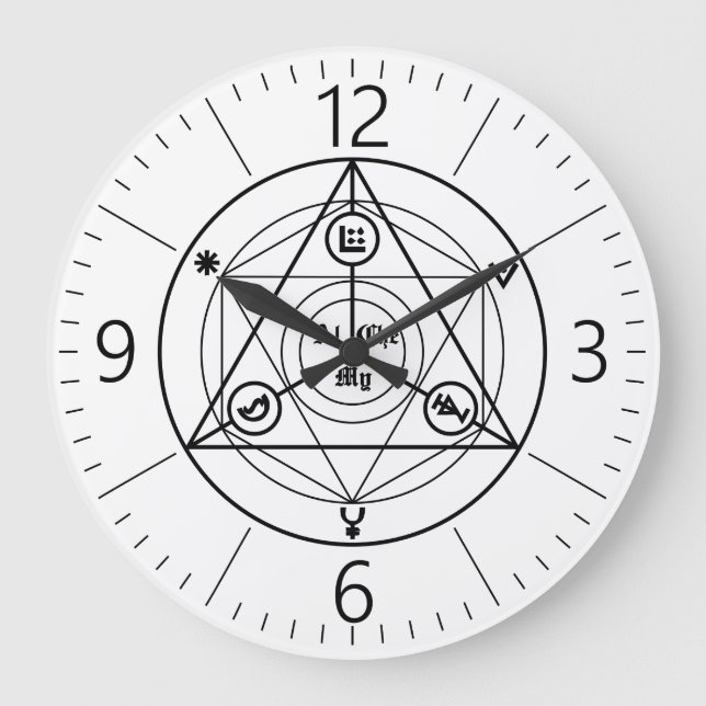 Alchemy manifesto large clock (Front)