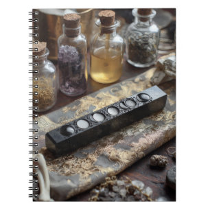 Alchemy Moon Phases Apothecary Notebook