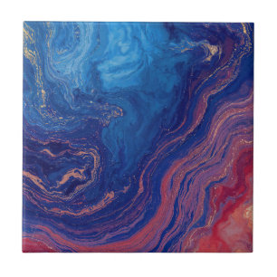 “Alchemy of Currents” – A Colourful Abstract Tile