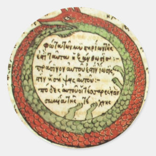 ALCHEMY: oroborus rare images Classic Round Sticker