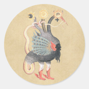 Alchemy Python Colour Classic Round Sticker