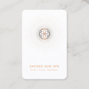 *~* Alchemy Sacred Geometry Shaman Mandala Business Card