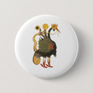 Alchemy Symbol 6 Cm Round Badge