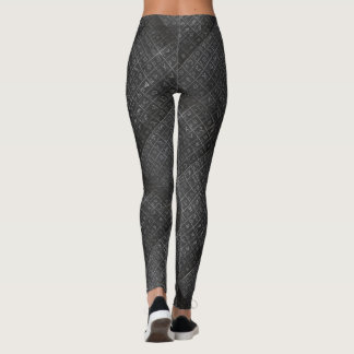 Alchemy Symbols Black Blackboard Chalkboard Leggings