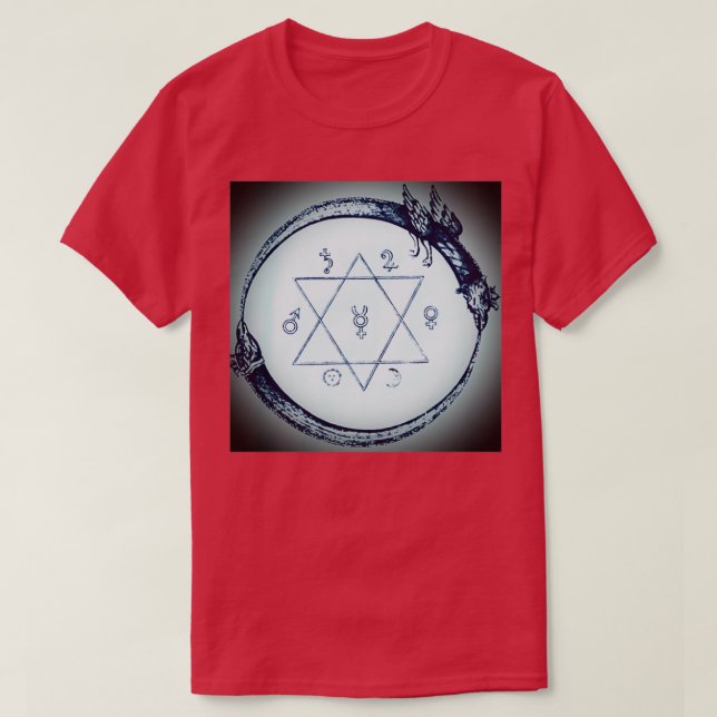 Alchemy Symbols T-Shirt (Design Front)