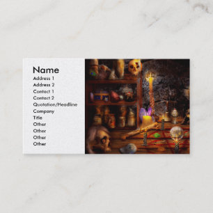 Alchemy - That old black magic Business Card