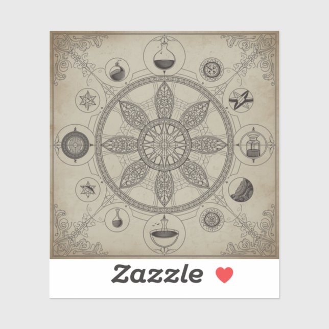 Alchemy-Themed Painting Images (Sheet)