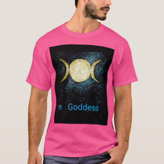 Alchemy triple moon goddess Oracle card design T-Shirt