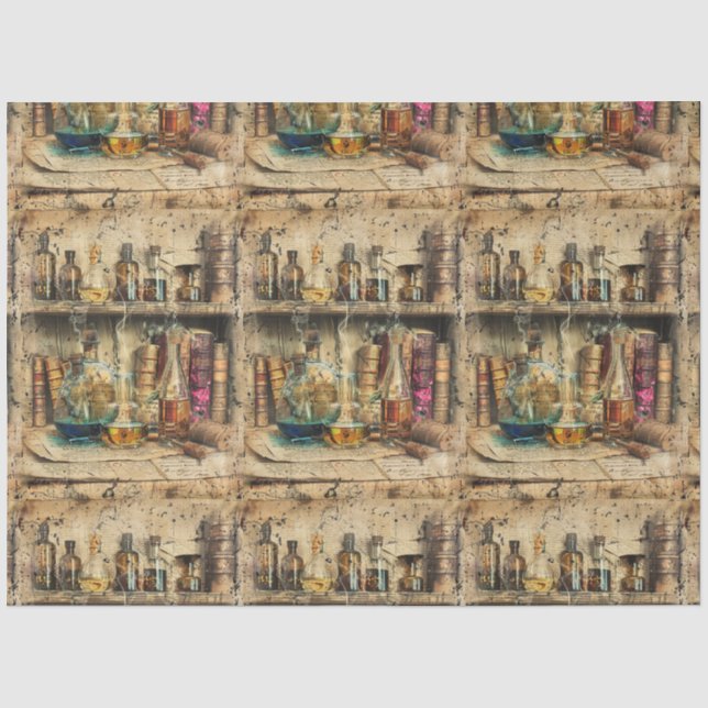 Alchemy Works Ephemera Collage Tissue Paper (Front)