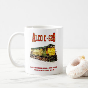Alco C-628 aka Alco Century 628 Diesel Locomotive Coffee Mug