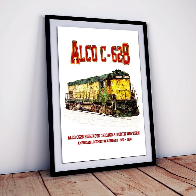 Alco C-628 aka Alco Century 628 Diesel Locomotive Photo Print (Alco C-628 aka Alco Century 628 Diesel Locomotive. Photo Print )