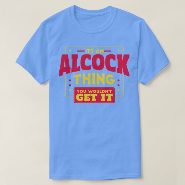 Alcock T-Shirt (Design Front)