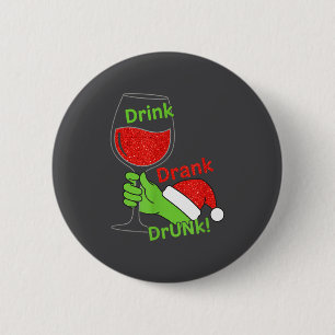 Alcohol & Tails Drink Drank Drunk! Funny Chris 6 Cm Round Badge