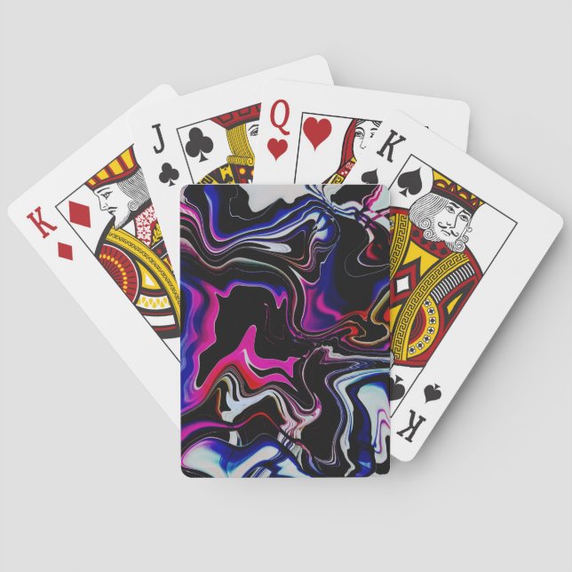 Alcohol Art Playing Cards (Back)
