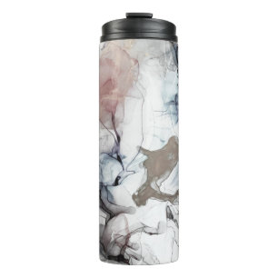 Alcohol Background. Grey and Black Stains. Ice Bac Thermal Tumbler