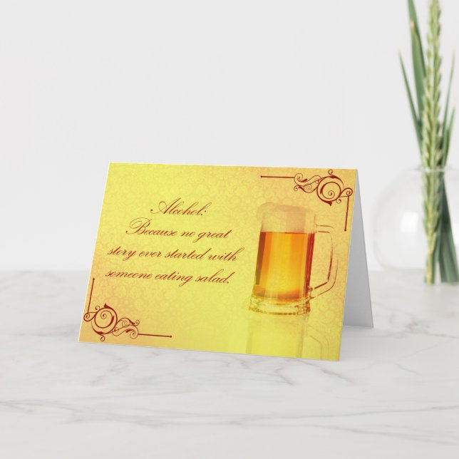 Alcohol Card (Front)