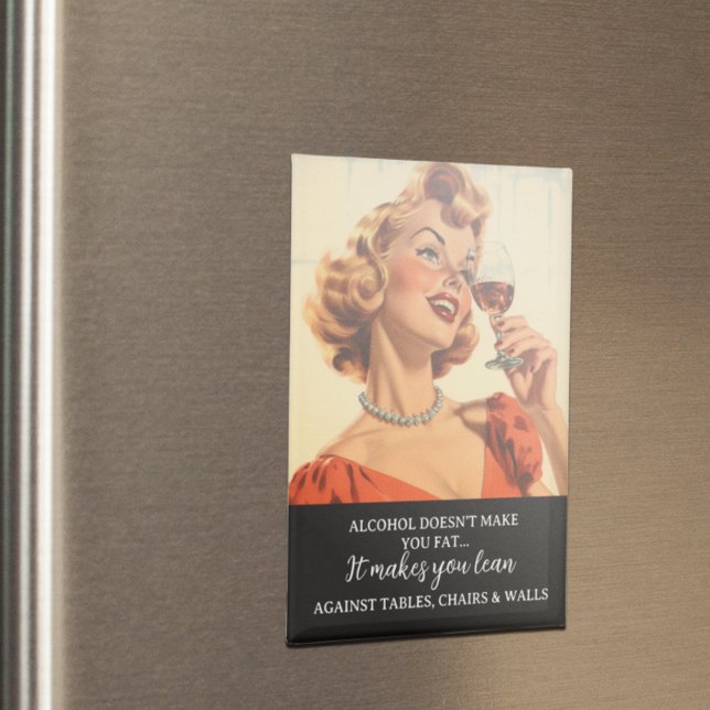 Alcohol Doesn't Make you Fat  Magnet (Creator Uploaded)