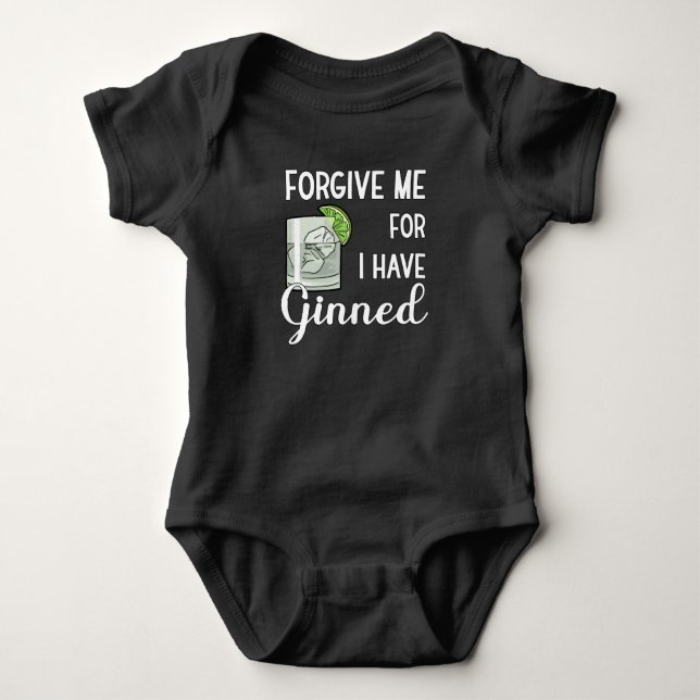 Alcohol Drink Cocktail Bar Bartender Baby Bodysuit (Front)