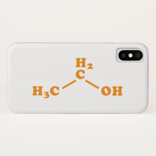 Alcohol Ethanol Molecular Chemical Formula Case-Mate iPhone Case