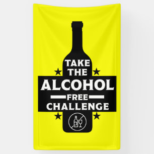 Alcohol Free And Sober Banner