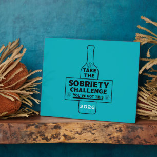 Alcohol Free And Sober Plaque