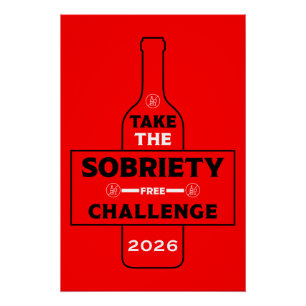  Alcohol Free And Sober Poster
