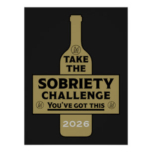 Alcohol Free And Sober Poster