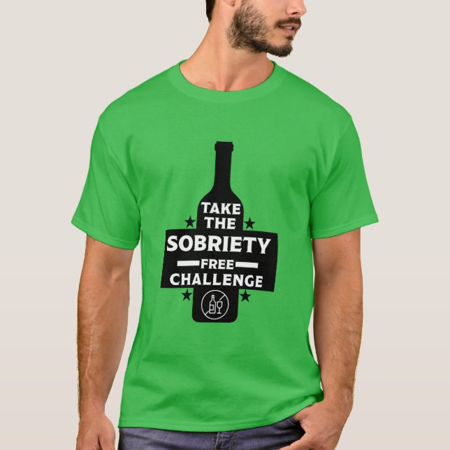  Alcohol Free And Sober T-Shirt (Front)