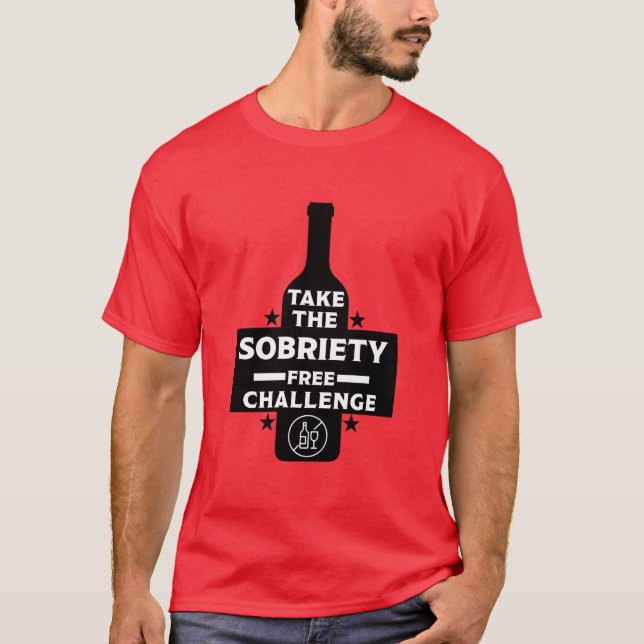  Alcohol Free And Sober T-Shirt (Front)