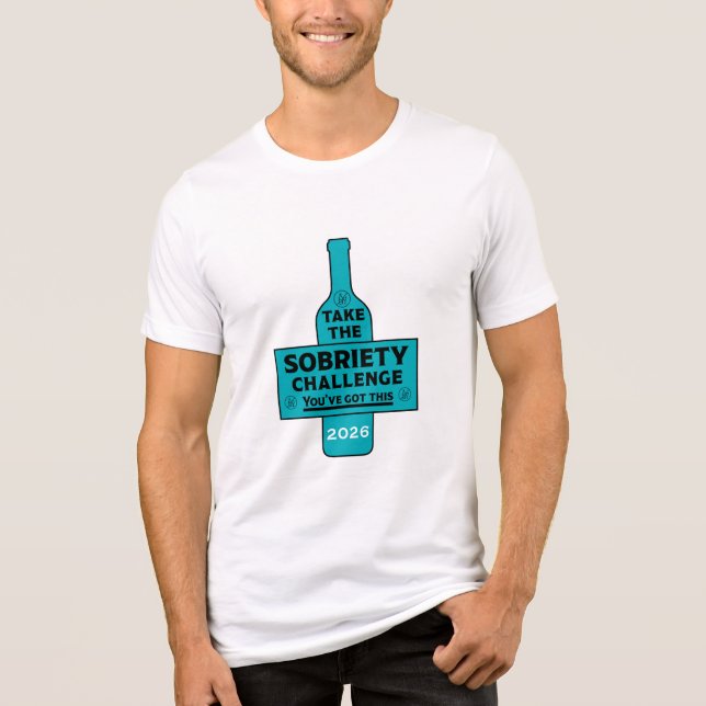  Alcohol Free And Sober Tri-Blend Shirt (Front)