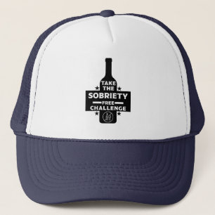 Alcohol Free And Sober Trucker Hat