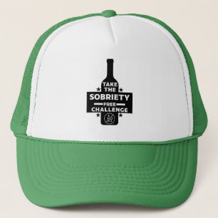 Alcohol Free And Sober Trucker Hat