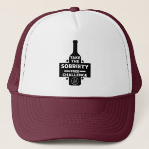 Alcohol Free And Sober Trucker Hat