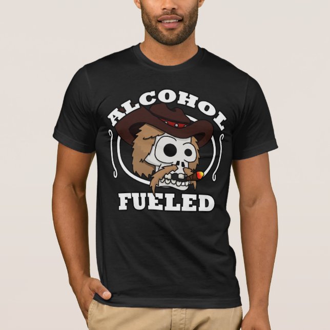 Alcohol Fuelled Men's Tee (Front)