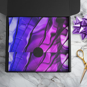 Alcohol Ink Abstract Layer Multi Shades of Purple Tissue Paper
