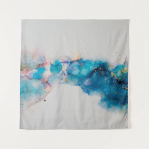 Alcohol Ink Art. Abstract painting. Alcohol Ink ba Tapestry