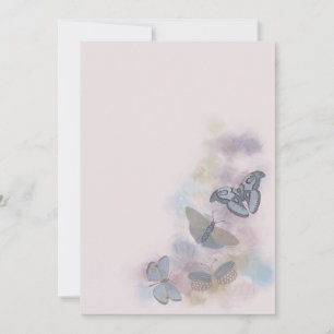 Alcohol Ink Butterflies Save The Date