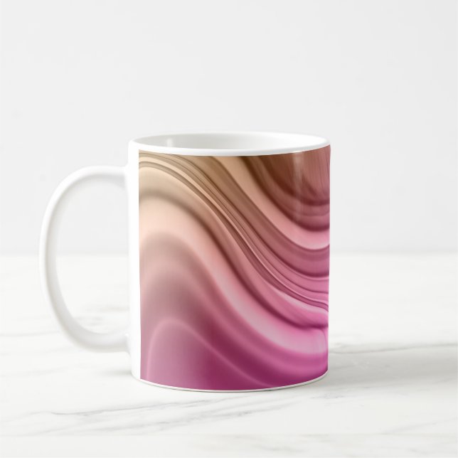 Alcohol Ink Set Aurora Digital Paper Coffee Mug (Left)