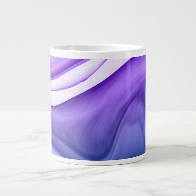 Alcohol Ink Set Corn Flower Digital Paper Large Coffee Mug (Front)