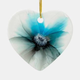 Alcohol inks Flower Ceramic Tree Decoration