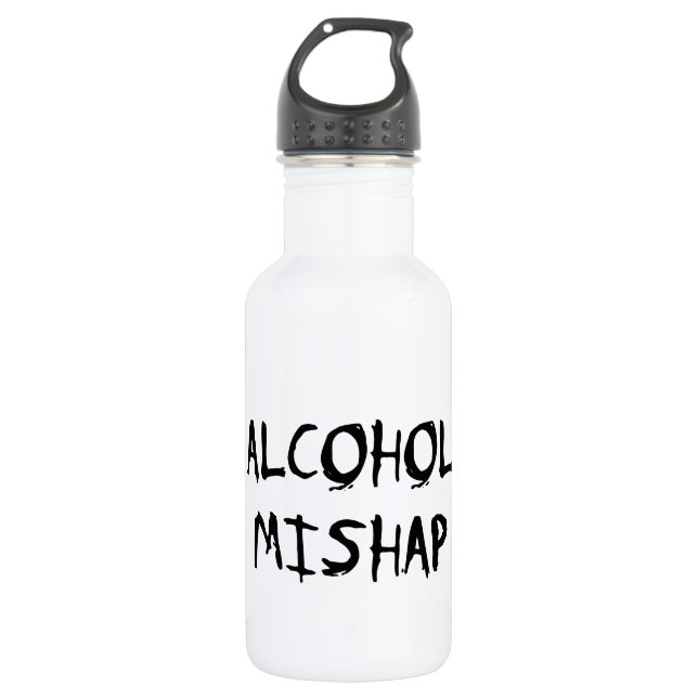 Alcohol Mishap 532 Ml Water Bottle (Front)