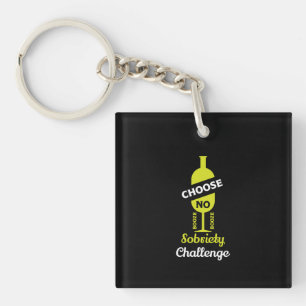 Alcohol Sobriety Alcohol Free Teetotal Support  Key Ring