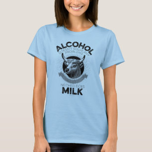 Alcohol vs. Milk T-Shirt