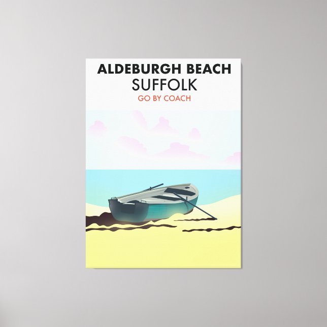 Aldeburgh Beach Suffolk  Canvas Print (Front)