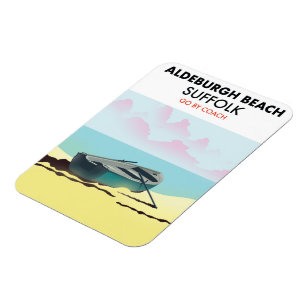 Aldeburgh Beach Suffolk  Magnet