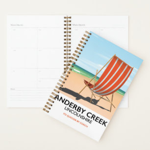 Alderby seaside travel poster planner