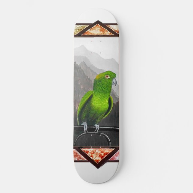 Aldo My Amazon Parrot Skateboard (Front)